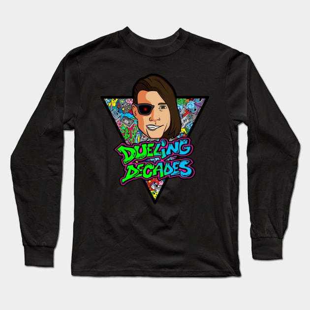 Dueling Decades Logo -  Variant #1 Long Sleeve T-Shirt by Dueling Decades